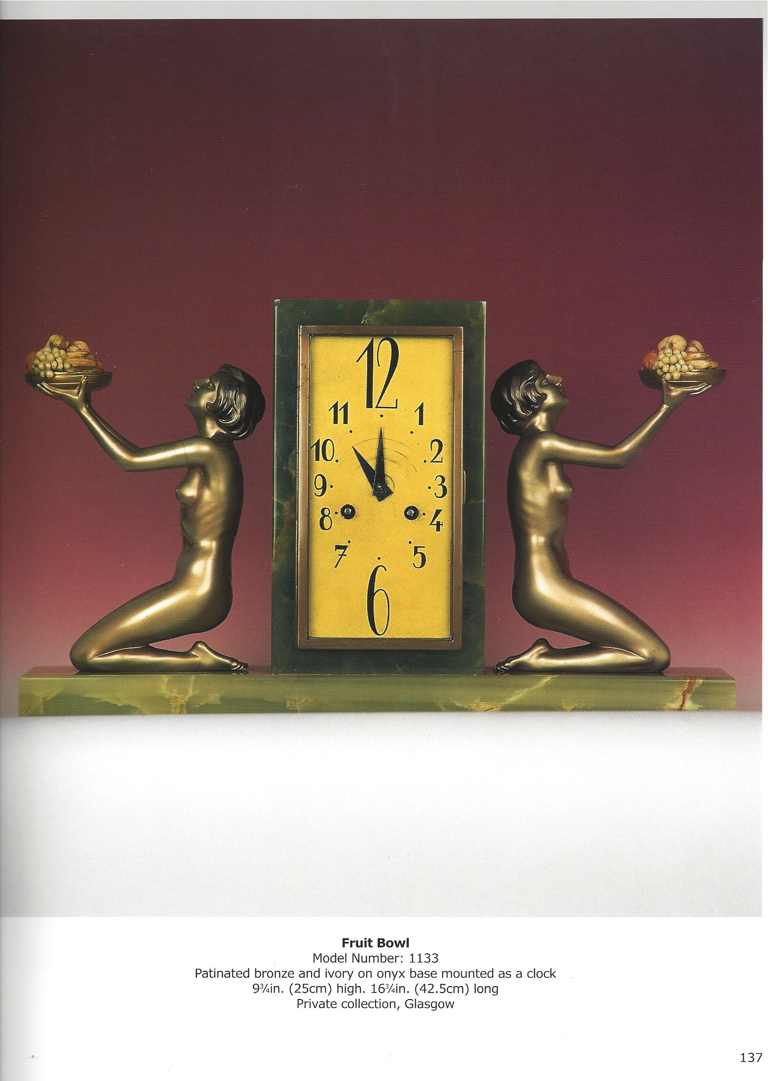 Fruit Bowl Clock by Preiss